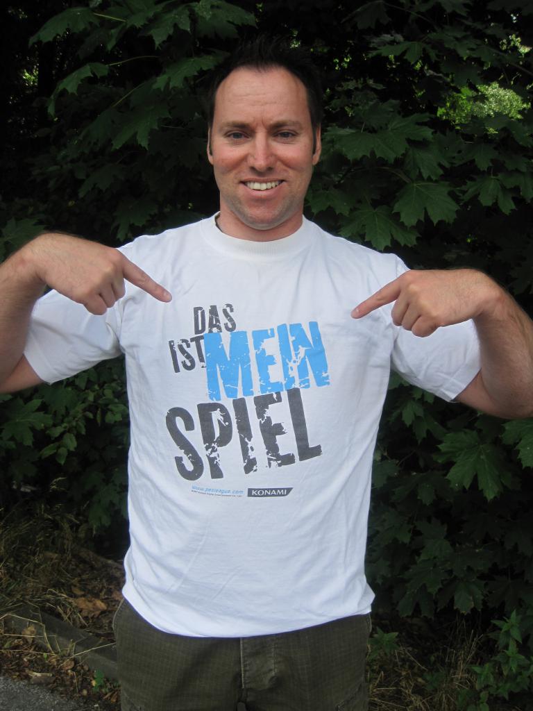 [19/07/2010] Andy hat sein Spiel gefunden: Pro Evolution Soccer 2008.