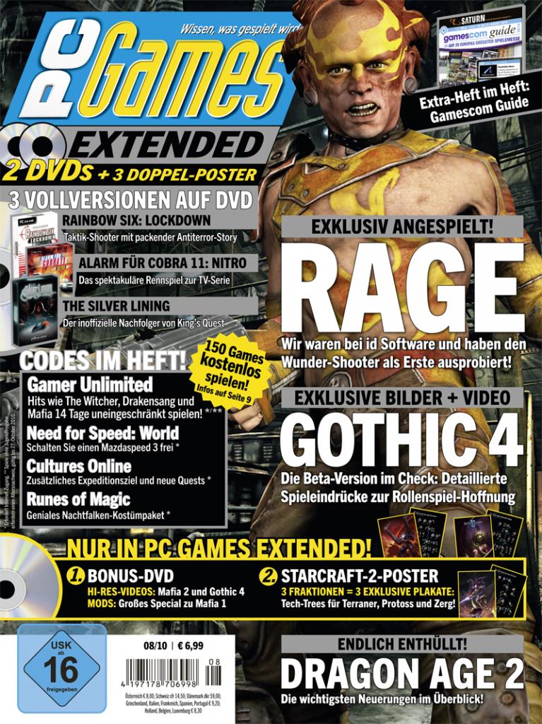 [23/07/2010] Die PC Games Extended 08/10 enthält gleich zwei DVDs plus drei exklusive Starcraft-2-Poster (Terraner, Protoss, Zerg) samt der Techtrees.