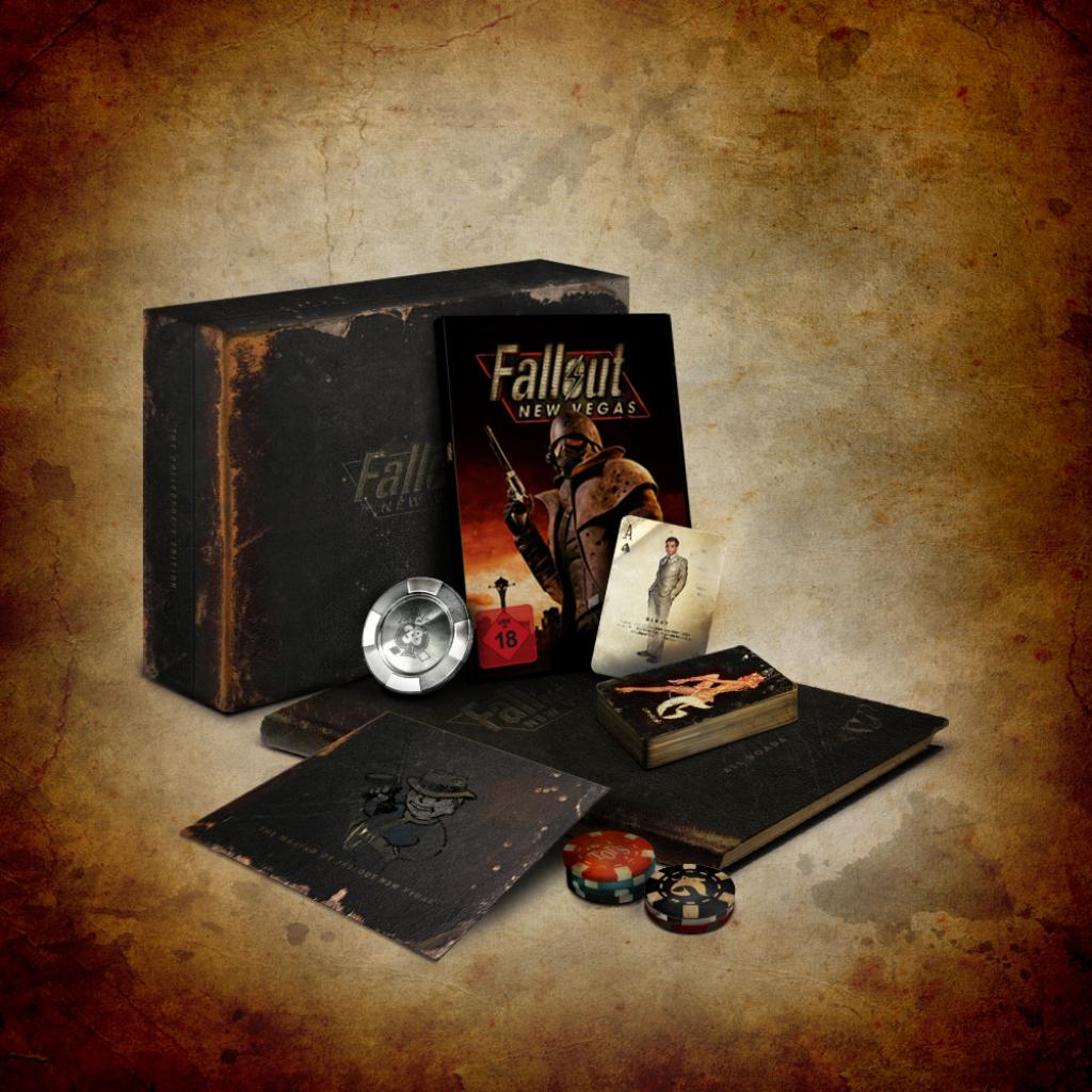 [17/08/2010] Platz 7: Die Fallout: New Vegas Collector's Edition enthielt Pokerchips, ein New Vegas-Kartenset, den 
