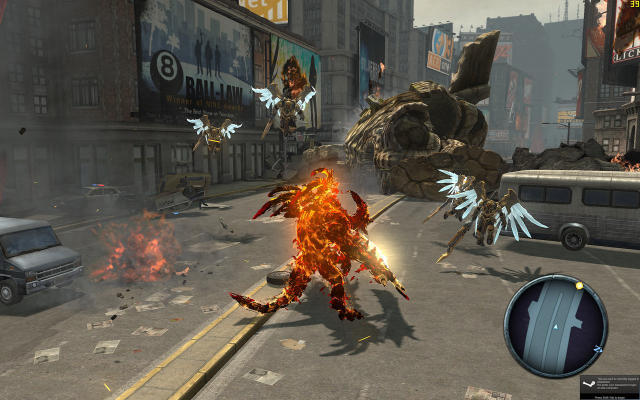 [23/09/2010] Eine unglaubliche Verschwörung geht hinter unserem Rücken in Darksiders vor sich. Als Krieg müssen wir dabei unsere Unschuld beweisen und uns durch ein New York kämpfen, das in Trümmern liegt und von Dämonen nur so überrannt wird. Das kann ja was werden!