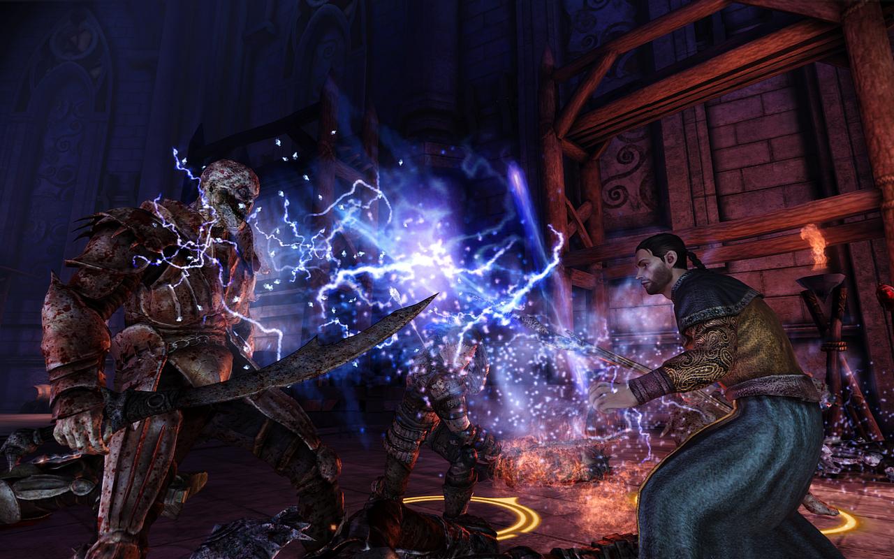 [30/09/2010] Dragon Age: Origins ist ein Spiel der Magie, deswegen liegen die Effekte über dem sonstigen grafischen Niveau des Spiels.