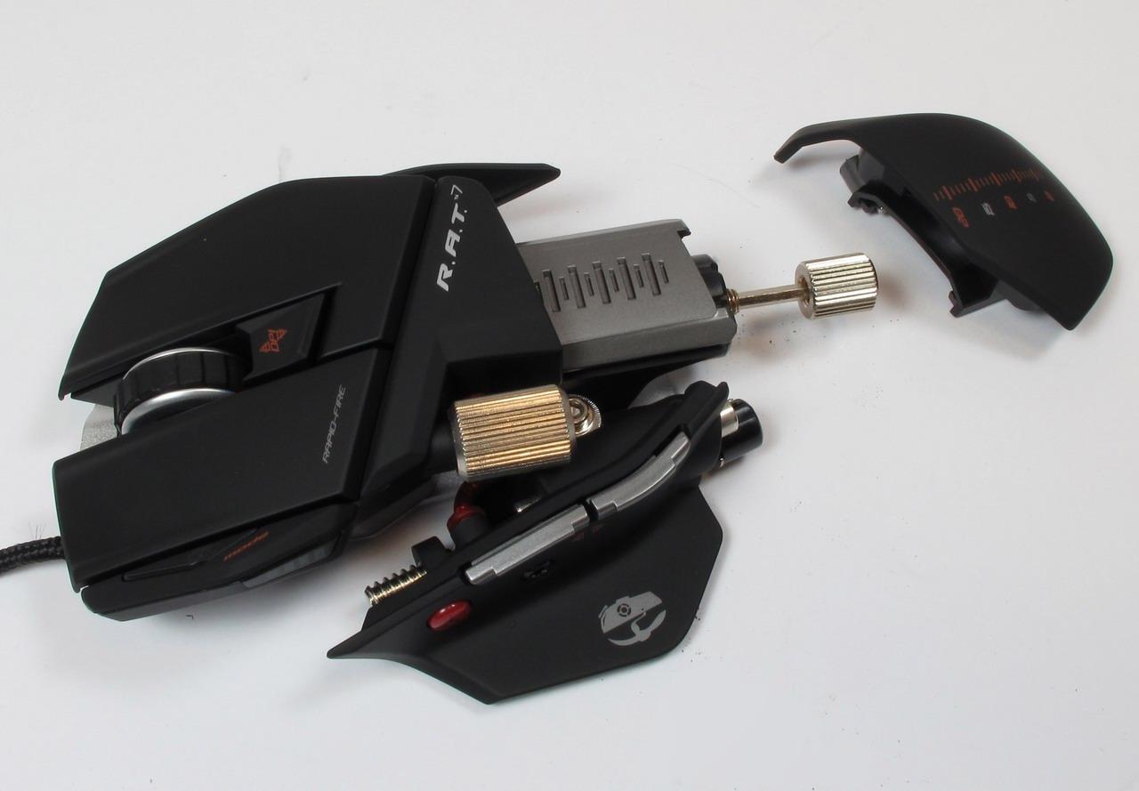 [09/09/2010] Individuell sehr stark anpassbar: die Saitek Cyborg R.A.T.7