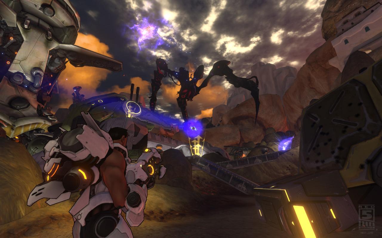 [06/09/2010] Der beeindruckende Cel-Shading-Look von Firefall zählt definitiv zu den grafischen Highlights 2011.