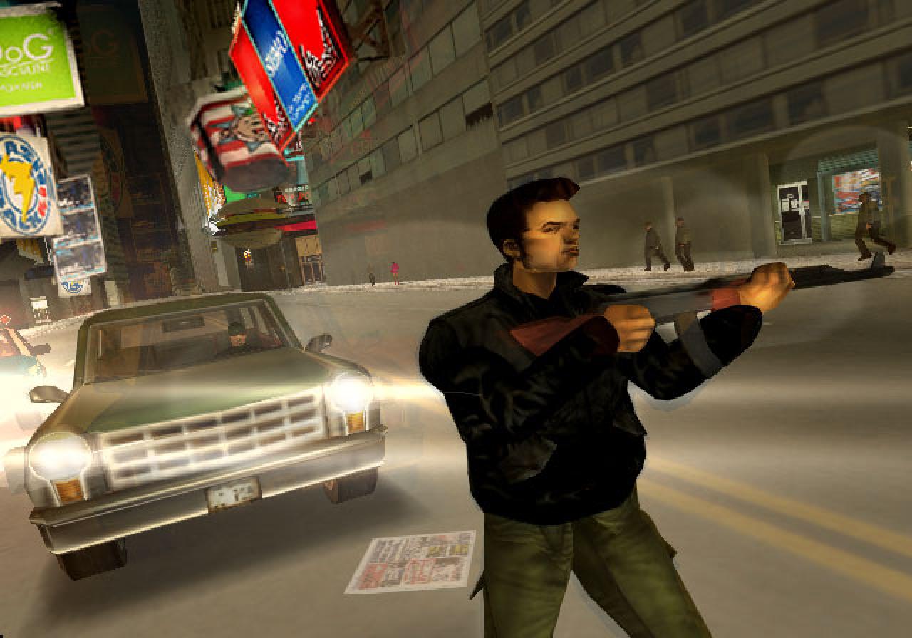 [29/09/2010] (2002) Grand Theft Auto 3, Rockstar Games[br]Grand Theft Auto 3 (kurz: GTA 3) trieb das Open-World-Prinzip in ungeahnte Höhen. Als Spielwiese diente die fiktive Metropole Liberty City, angelehnt an die amerkanische Stadt New York. Den Spielern stand es frei, ob sie der Handlung folgen, oder sie getrost ignorieren. Die Tatsache, dass einem alle Wege und Möglichkeiten offen standen, trug maßgeblich zu einer individuellen Spielerfahrung bei. 