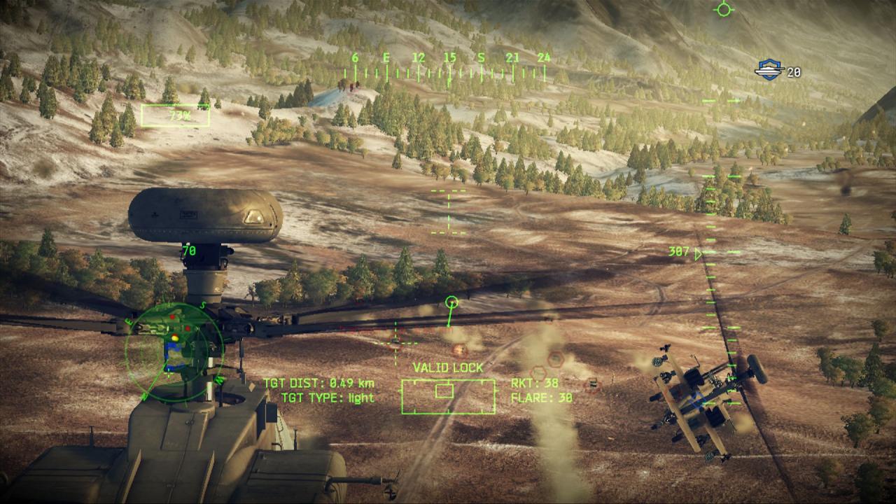 [21/10/2010] Apache Air Assault im Test: Action wie in H.A.W.X. 2 - aber auch derselbe Simulationsanspruch.