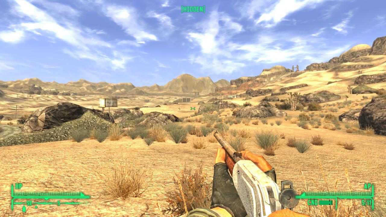 [27/10/2010] In Fallout: New Vegas irren wir durch die postapokalyptische Wüste Nevadas, besuchen die neu formierten Städte der Überlebenden und stellen uns den mutierten Kreaturen, die uns in dieser sandigen Hölle begegnen.