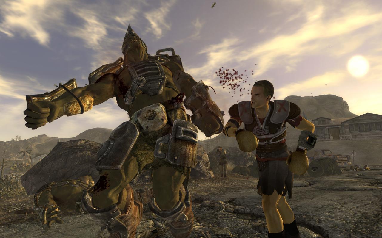 [19/10/2010] Wer hätte jemals gedacht, dass die postapokalyptische Welt von Fallout New Vegas gar nicht mal so gefärlich ist für reine Nahkämpfer. Wenn ihr mit den ersten Leveln gleich alle Punkte auf Fäuste, Ausdauer und Stärke werft und dann noch Perks für Rüstungen aktiviert, dann geht ihr auch ab wie die Soldaten von Ceasars Legion.