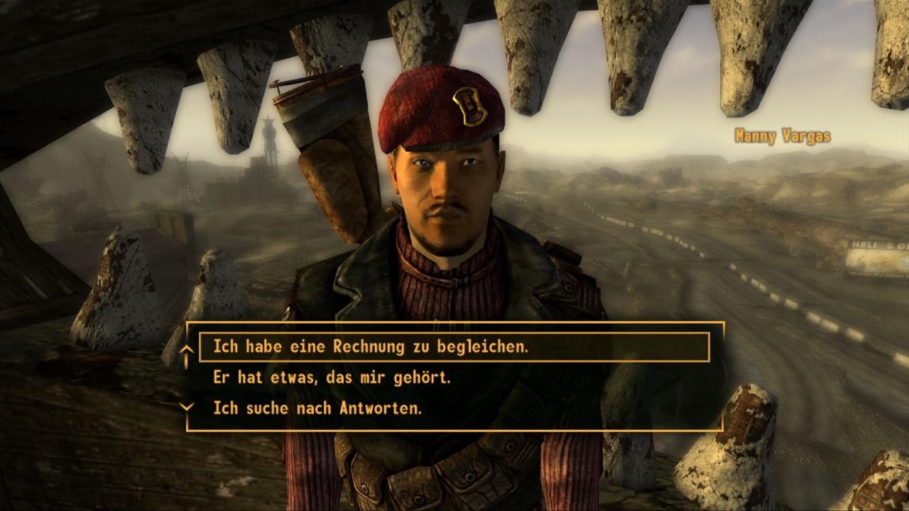 [19/10/2010] In Fallout: New Vegas stehen euch mehr Dialogoptionen zur Verfügung als in Fallout 3.