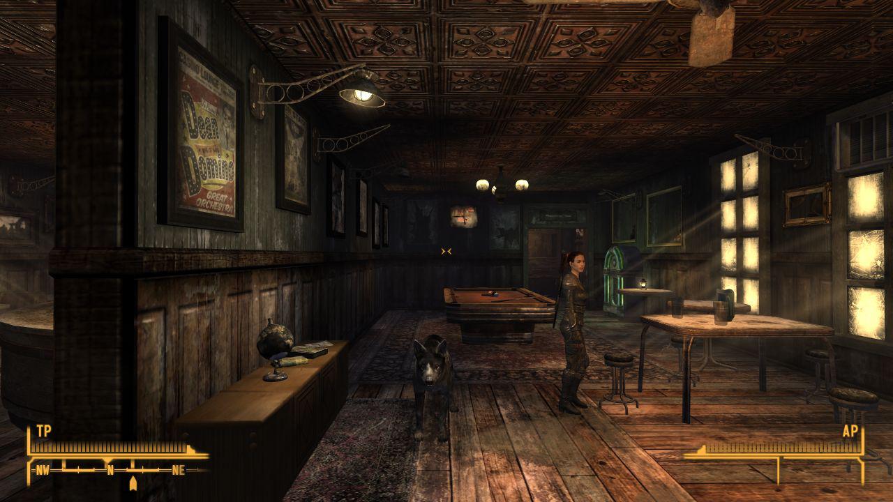 [19/10/2010] In Fallout: New Vegas wird der Spielspaß oftmals von den Texturen gedrückt. Vor allem außerhalb von Gebäuden präsentieren sich matschige Texturen. (Texturen)