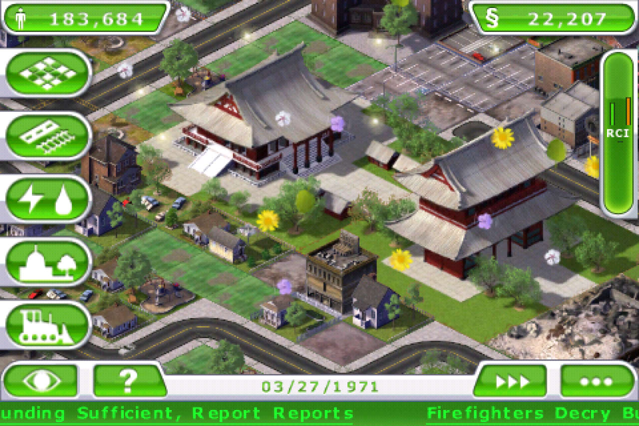 [13/10/2010] Wir zeigen euch für iPad und iPhone 5 Spiele, die den großen Gegenstücken in Nichts nachstehen. Hier im Bild: Sim City Deluxe für iPhone & iPad