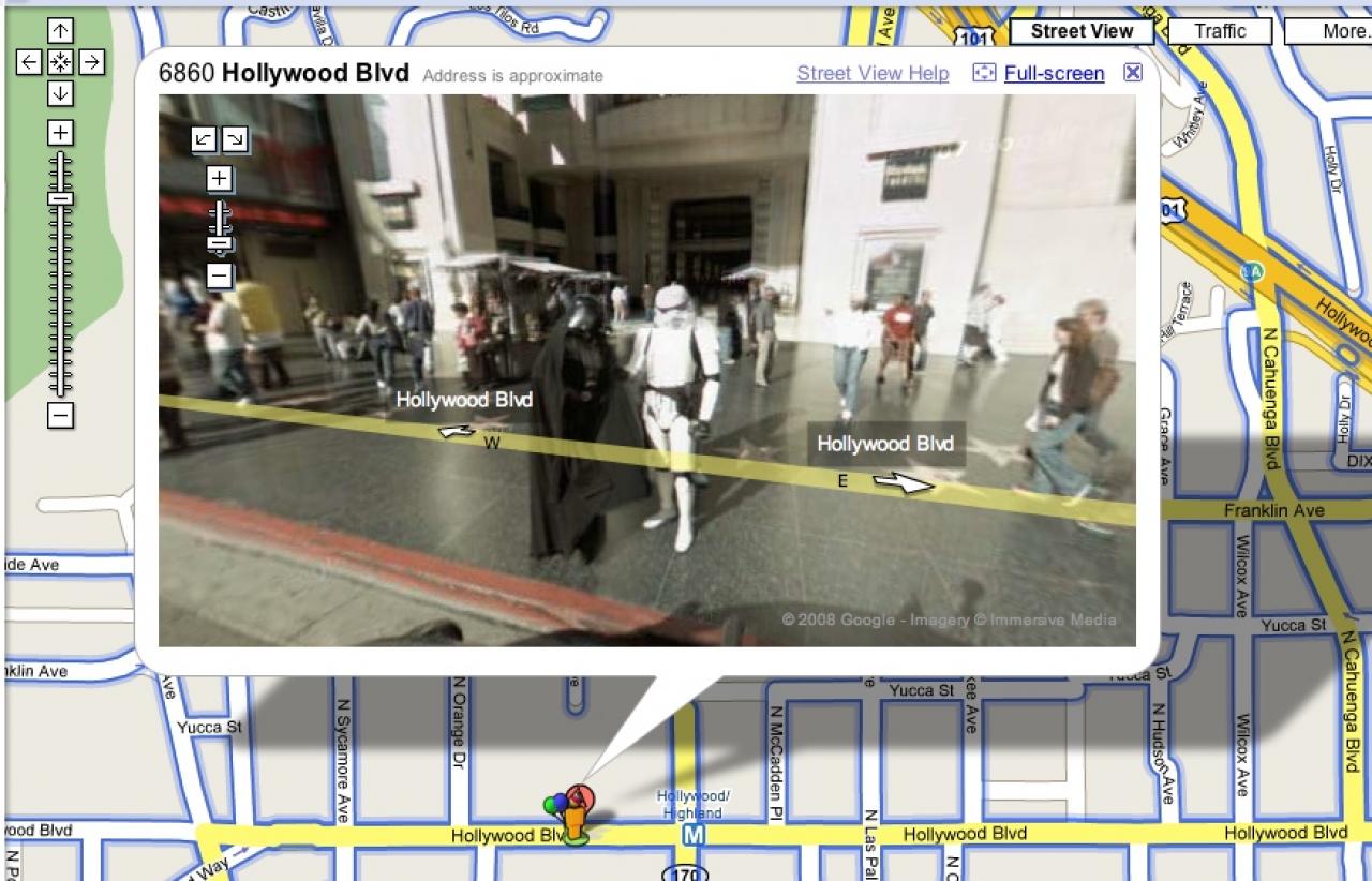 [01/10/2010] Möge die Macht mit euch sein! Und Google Streetview!