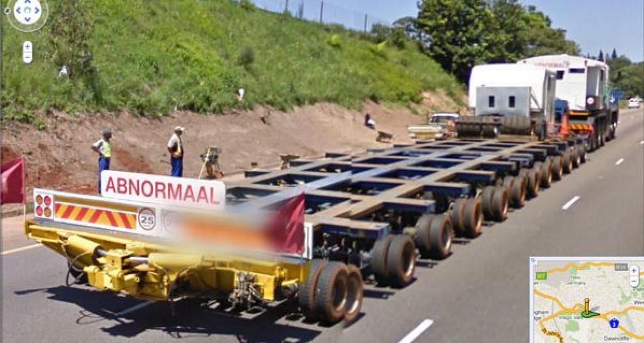 [01/10/2010] Dieser Truck ist sehr lang - geradezu ... ABNORMAAL!