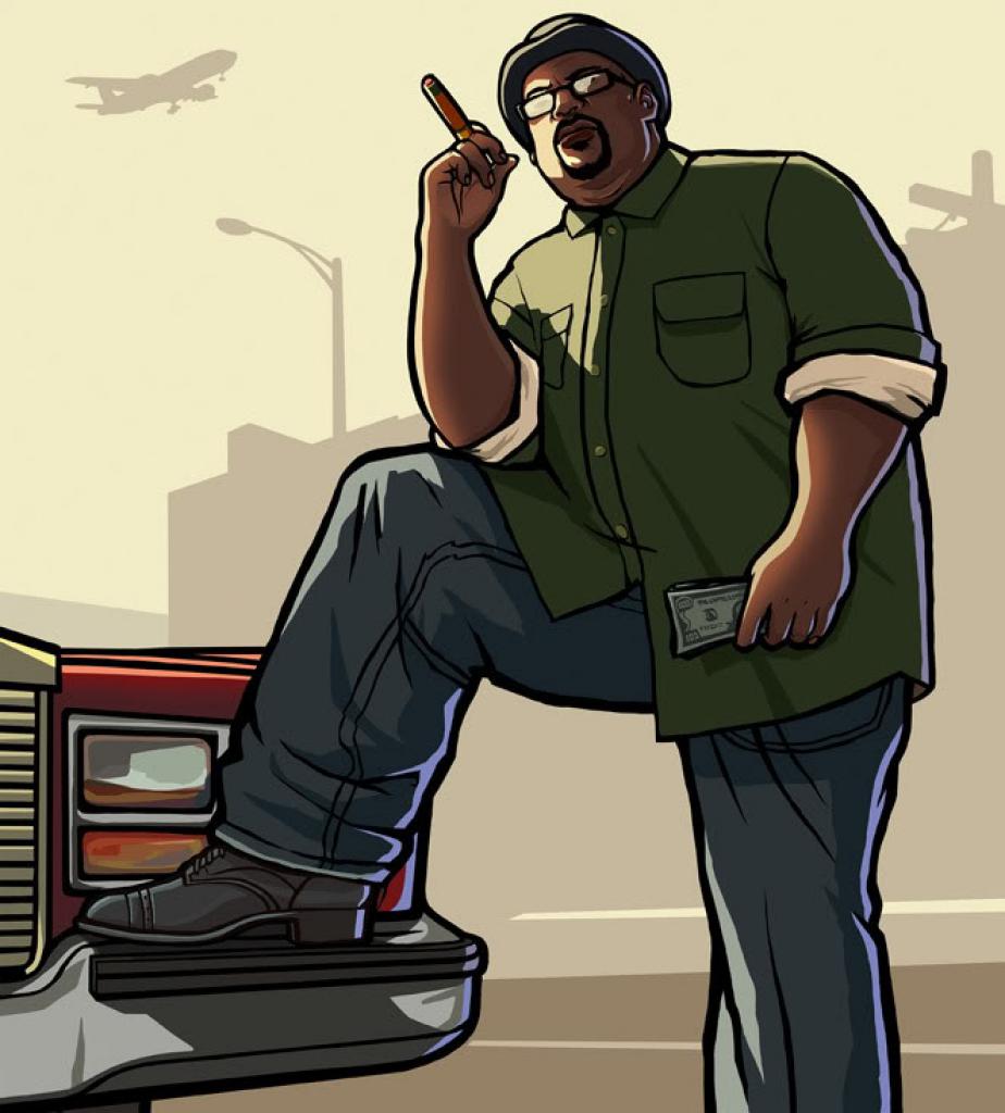 [15/10/2010] Platz 7: Big Smoke aus Grand Theft Auto: San Andreas ist nicht nur dick, sondern auch ein Verräter! Wer Los Santos schon durchquert hat, weiß, wovon wir reden!