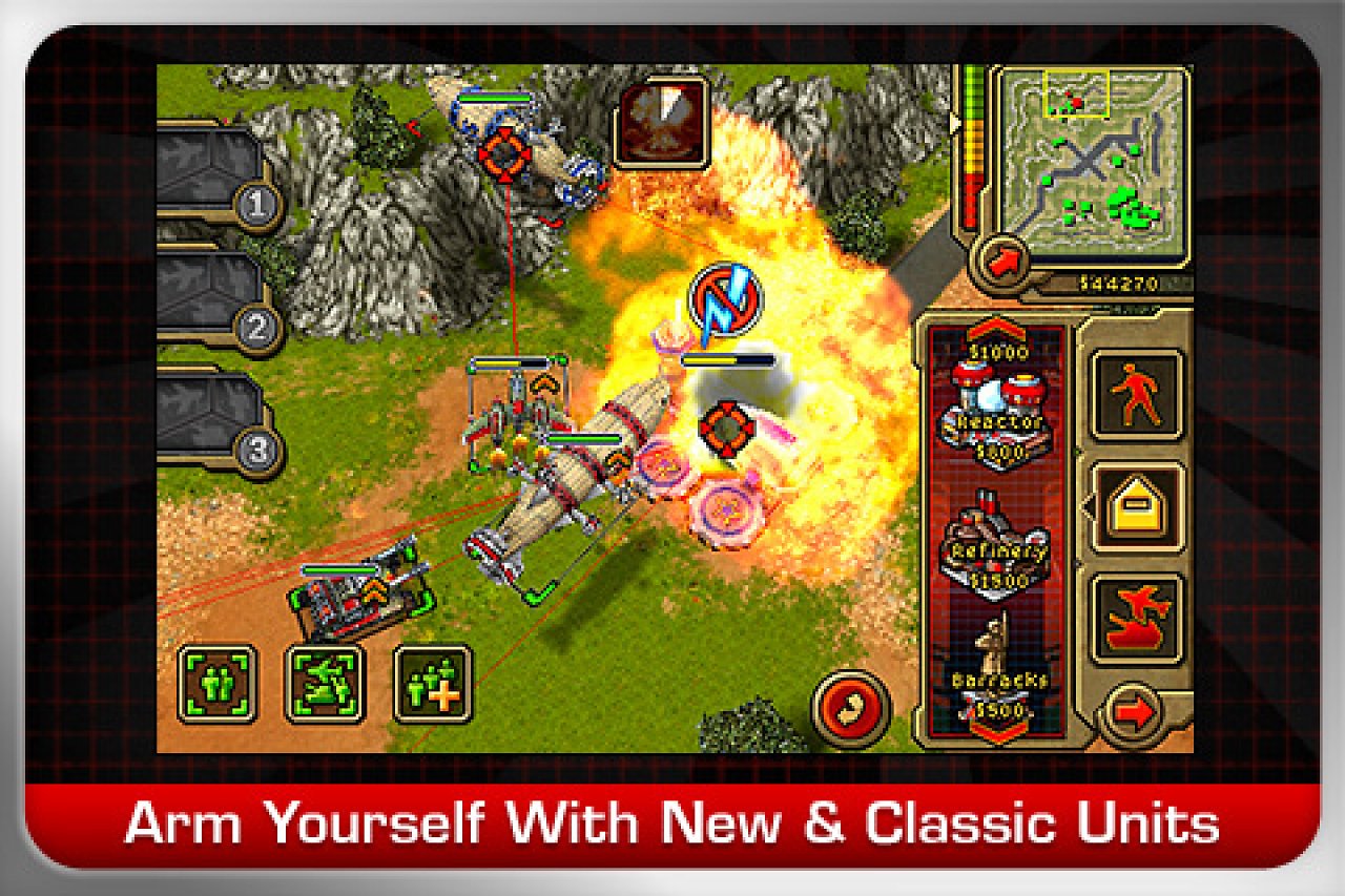 [08/10/2010] Command and Conquer: Alarmstufe Rot ist eine Umsetzung des großen Bruders, der PC-Version. Bei diesem Spiel erkennt man, wie gut Strategiespiele für unterwegs aussehen können.