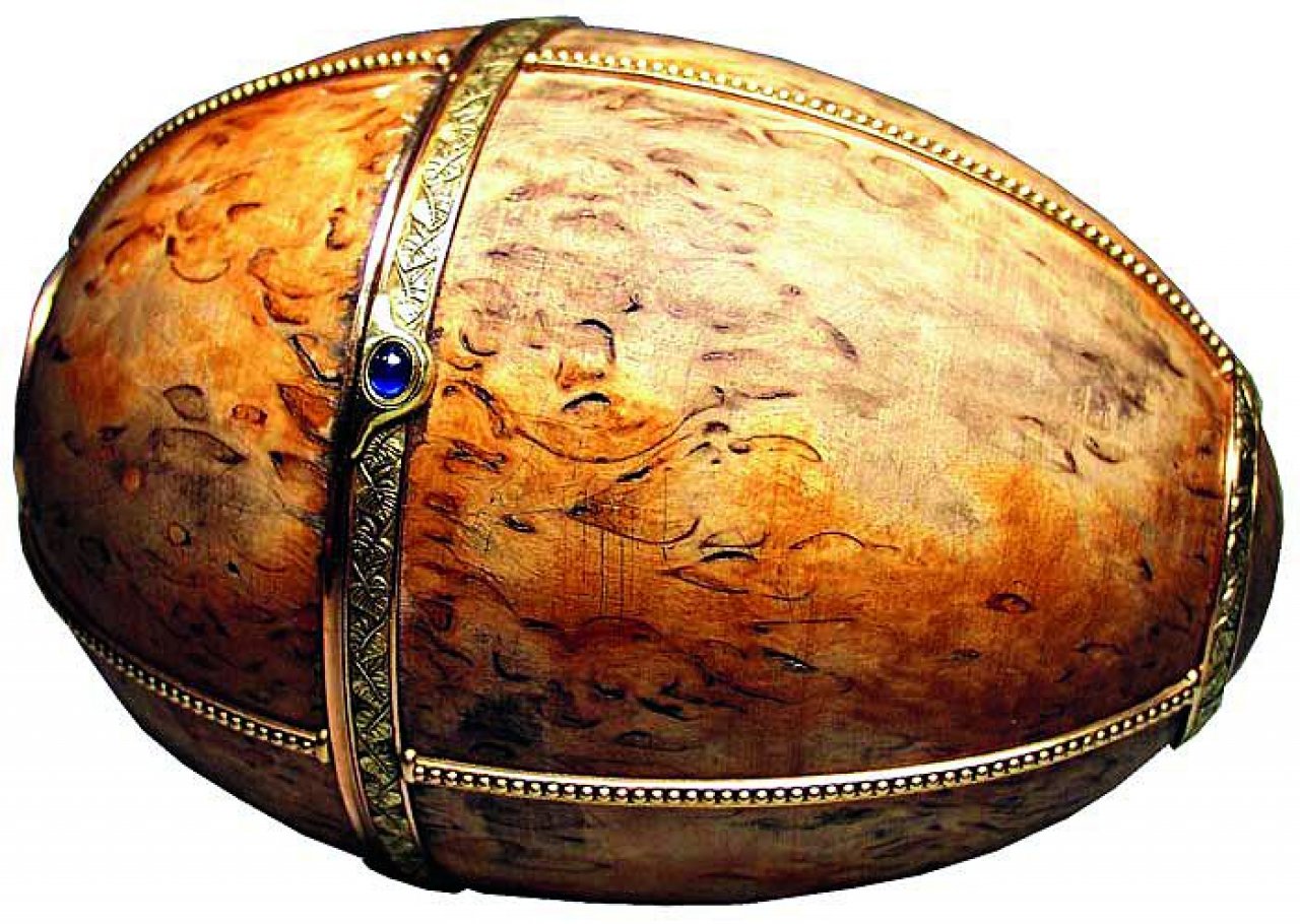 [08/10/2010] Farbegé-Ei - der Ursprung aller Easter Eggs. Hier das unvollendete Kaiserliche Osterei aus dem Fabergé Museum in Baden-Baden