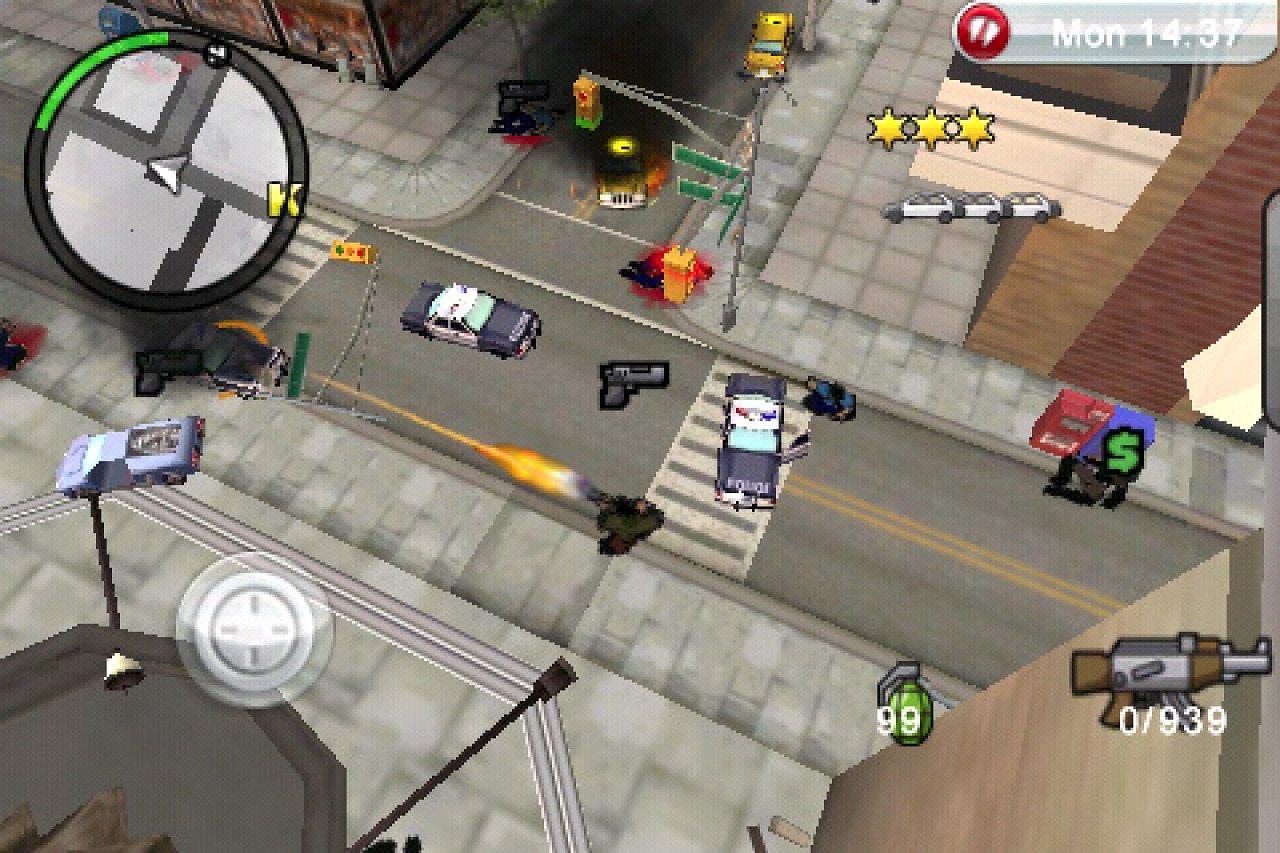 [08/10/2010] GTA: Chinatown Wars war auf der PSP und dem NDS schon sehr erfolgreich. Auch auf dem iphone macht das Gangsterspiel eine sehr gute Figur.