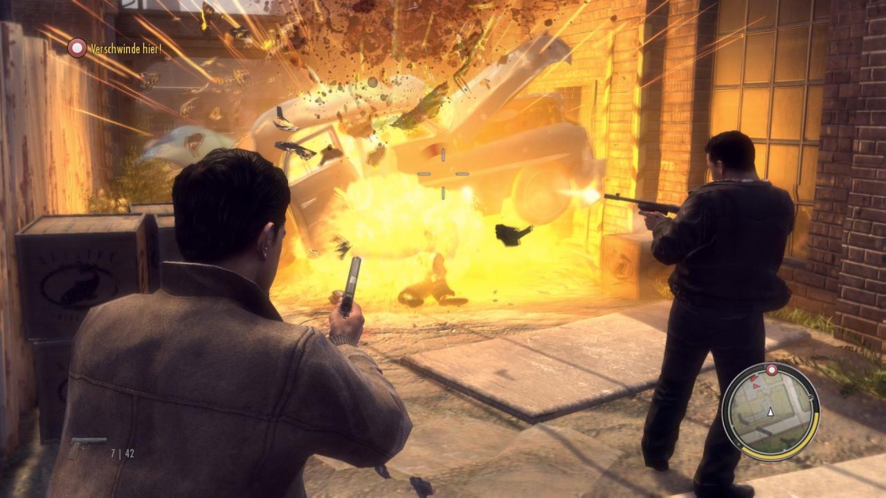 [26/10/2010] Platz 8: Mit eingeschaltenen PhysX-Effekten sehen die Explosionen in Mafia 2 nicht nur fantastisch aus, es haut Vito Scaletta auch realistisch aus den Latschen, sollte er sich zu nahe befinden. Bombastisch, meinen 38 Games Aktuell-User (3,6%).