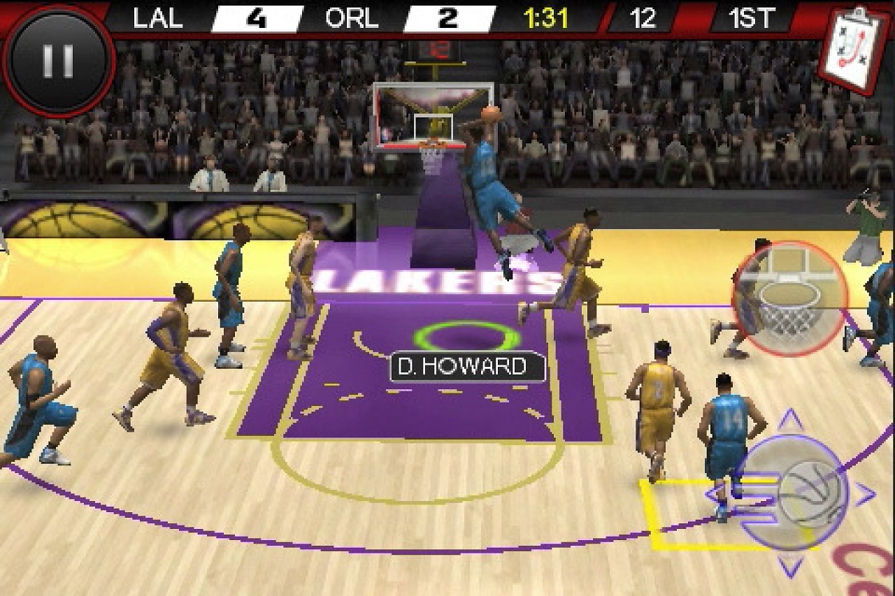 [08/10/2010] NBA Live hielt sich lange in den Top 25 der App-Charts. Das Spiel in 3D ist nicht nur schön anzuschauen, es macht auch richtig viel Spaß.