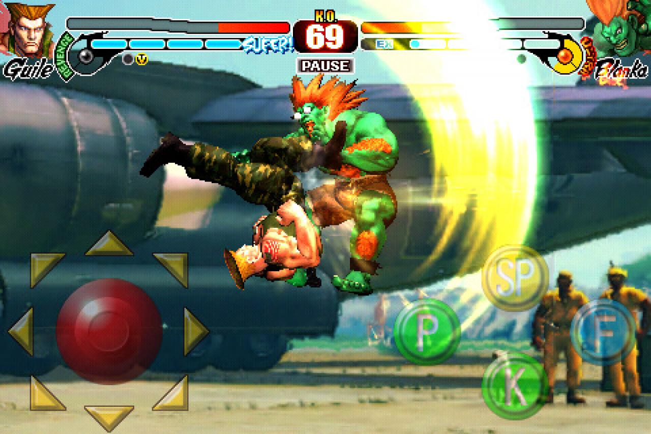 [08/10/2010] Street Fighter gehört auf jede gute Konsole. Auch das Iphone wird mit einem Teil beehrt. Der vierte Ableger sieht verdammt gut aus und spielt sich wie sein großer Bruder.
