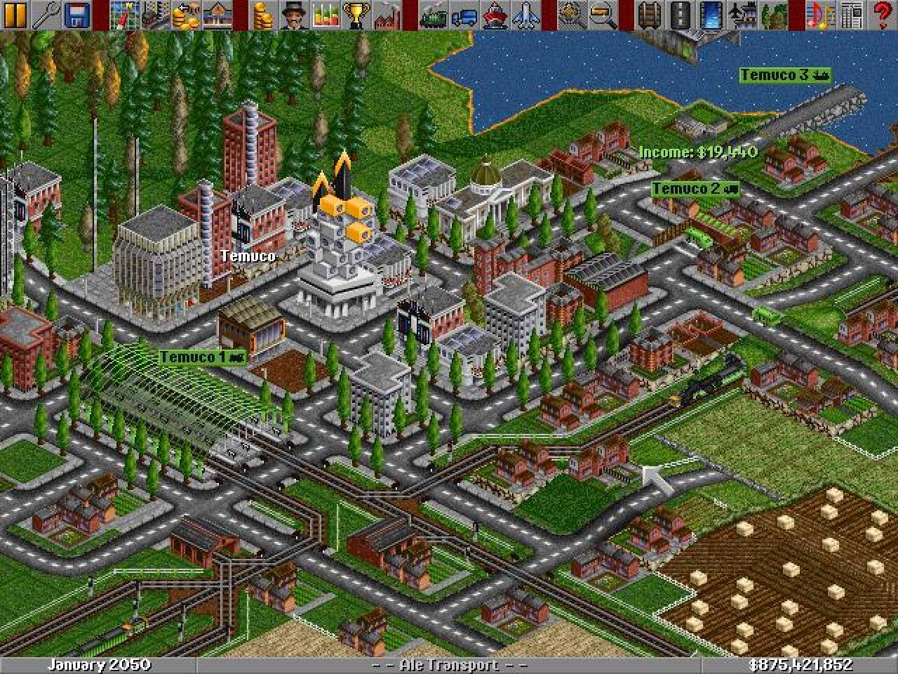 [07/10/2010] Platz 25 mit 0,9 Prozent der Stimmen: Transport Tycoon Deluxe (1995)