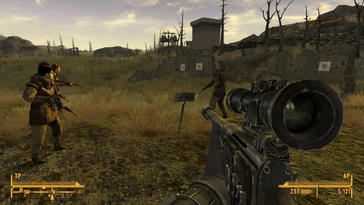 [03/11/2010] In Camp Golf können wir Mags, der Anführerin der Eigenbrötler, dabei helfen, die Truppe auf Vordermann zu bringen. Dafür sind am Schießstand hohe Schusswaffen- und Sprengstoffe-Werte nötig.
