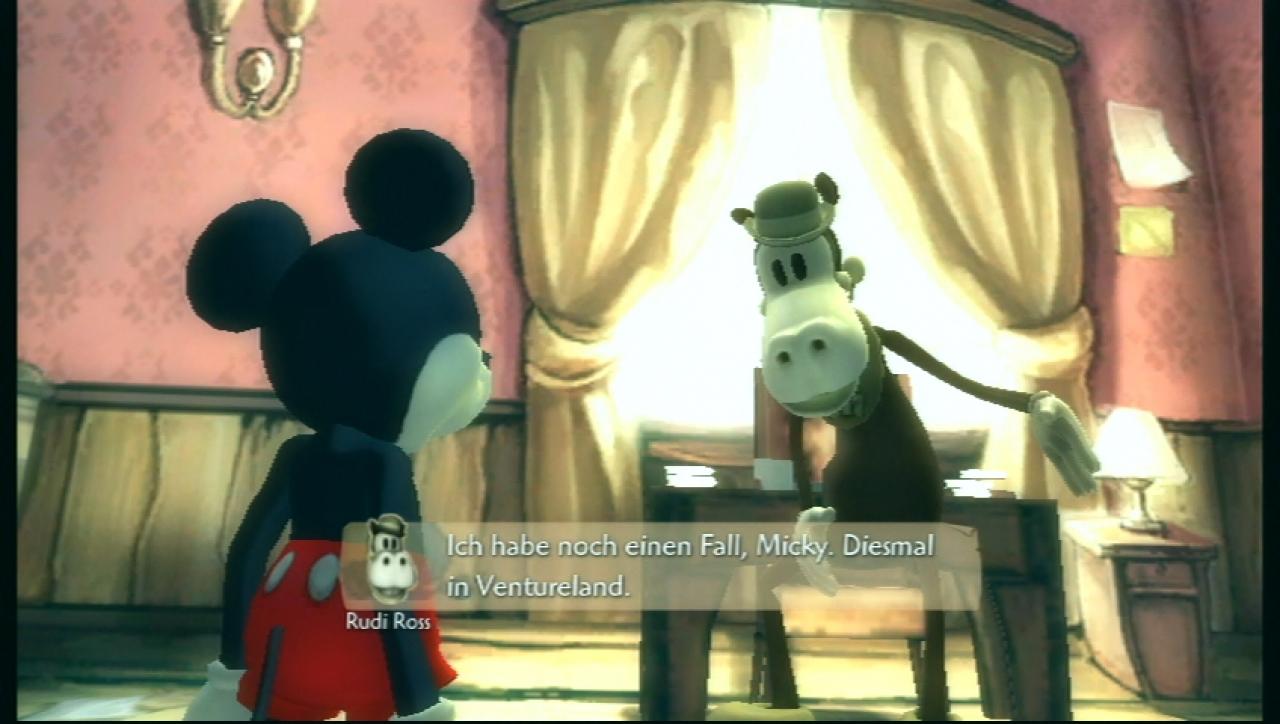[25/11/2010] Warren Spector ließ die berühmteste Zeichentrick- Maus ein Comeback auf der Wii feiern. Mit dabei sind viele andere, heute kaum noch bekannte, Disney Charaktere.