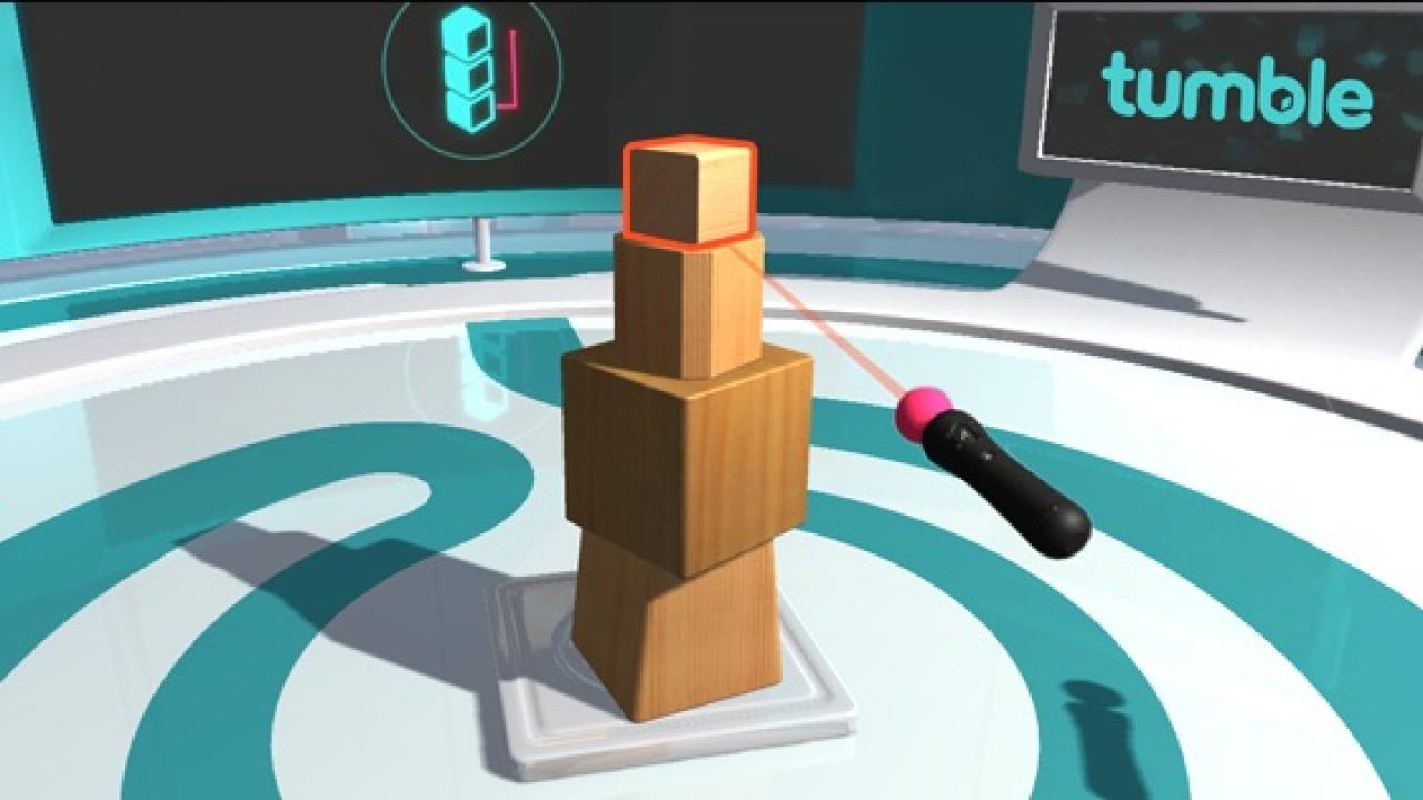 [27/11/2010] Platz 9: Tumble: Mit dem Playstation-Move-Controller werden Blöcke mit viel Fingerspitzengefühl aufeinander gestapelt. Zwei User hat es begeistert - 0,8 Prozent der Stimmen, das ist Platz 10.