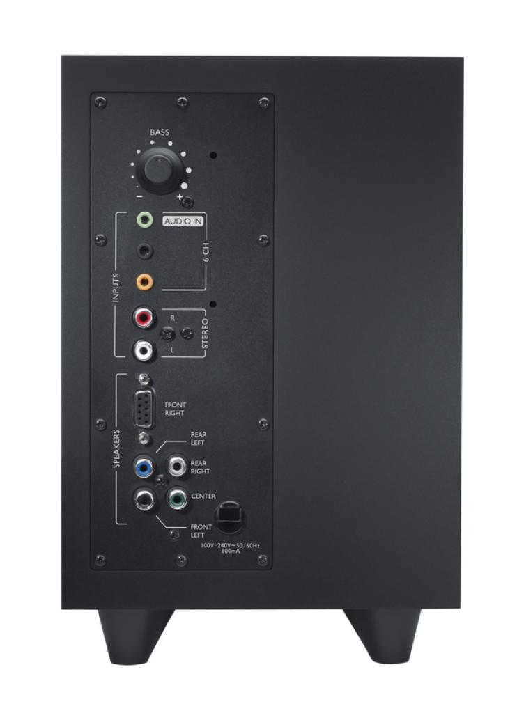 [18/11/2010] Rückseite Sobwoofer beim Logitech Z506