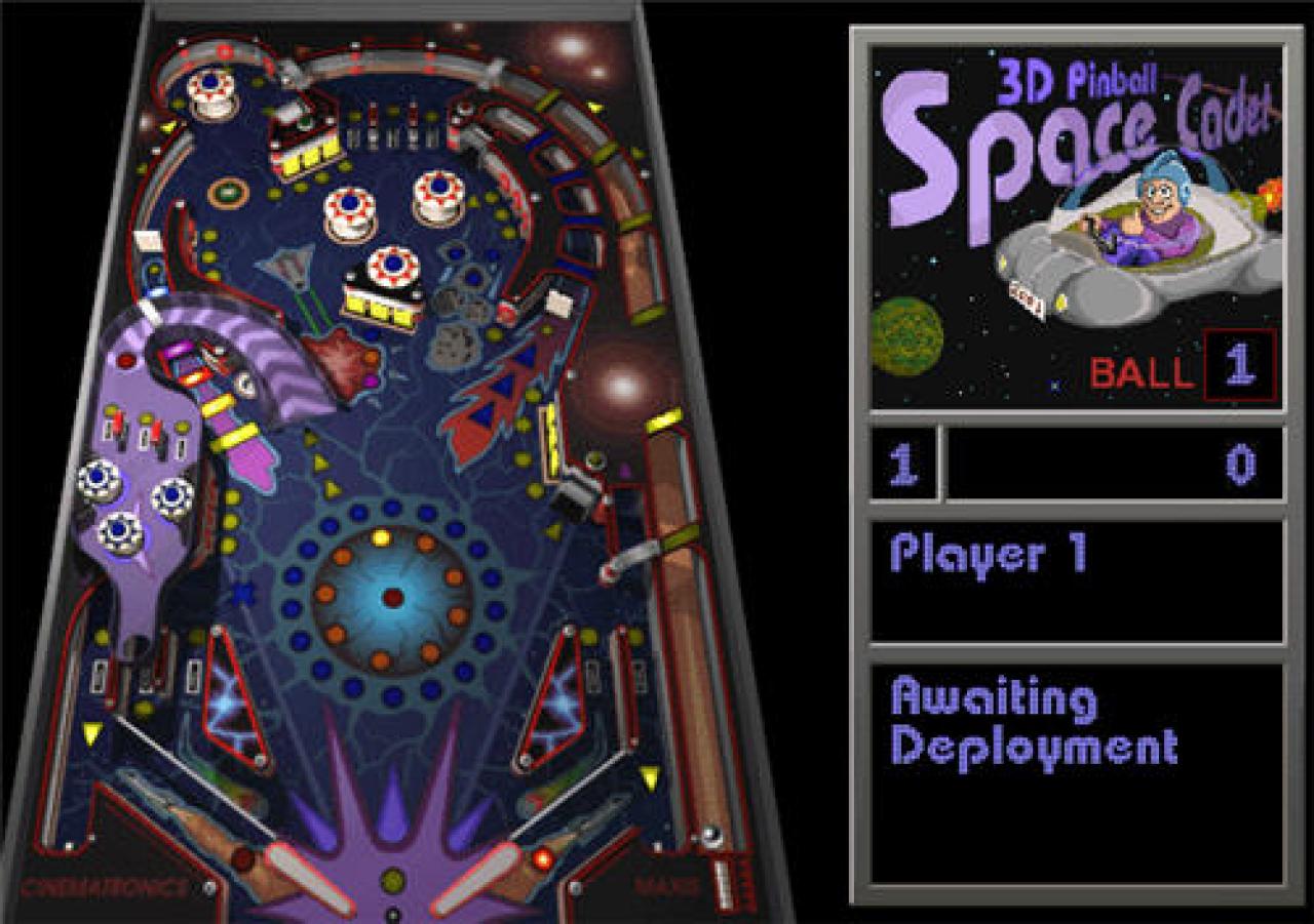 [12/11/2010] Platz 42 mit 0,2 Prozent der Stimmen: Space Cadet Pinball alias Full Tilt! Pinball (1995)