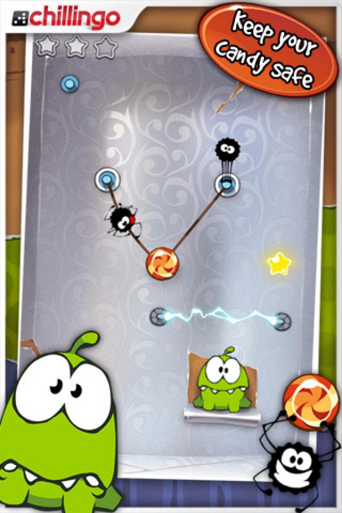 [14/12/2010] Cut the Rope: Obwohl es manchmal sehr hektisch auf dem Touchscreen zugeht, kann das Spiel mit einem cleveren Spielprinzip, einer guten Bedienung und einer gelungenen Präsentation für Langzeitmotivation sorgen.