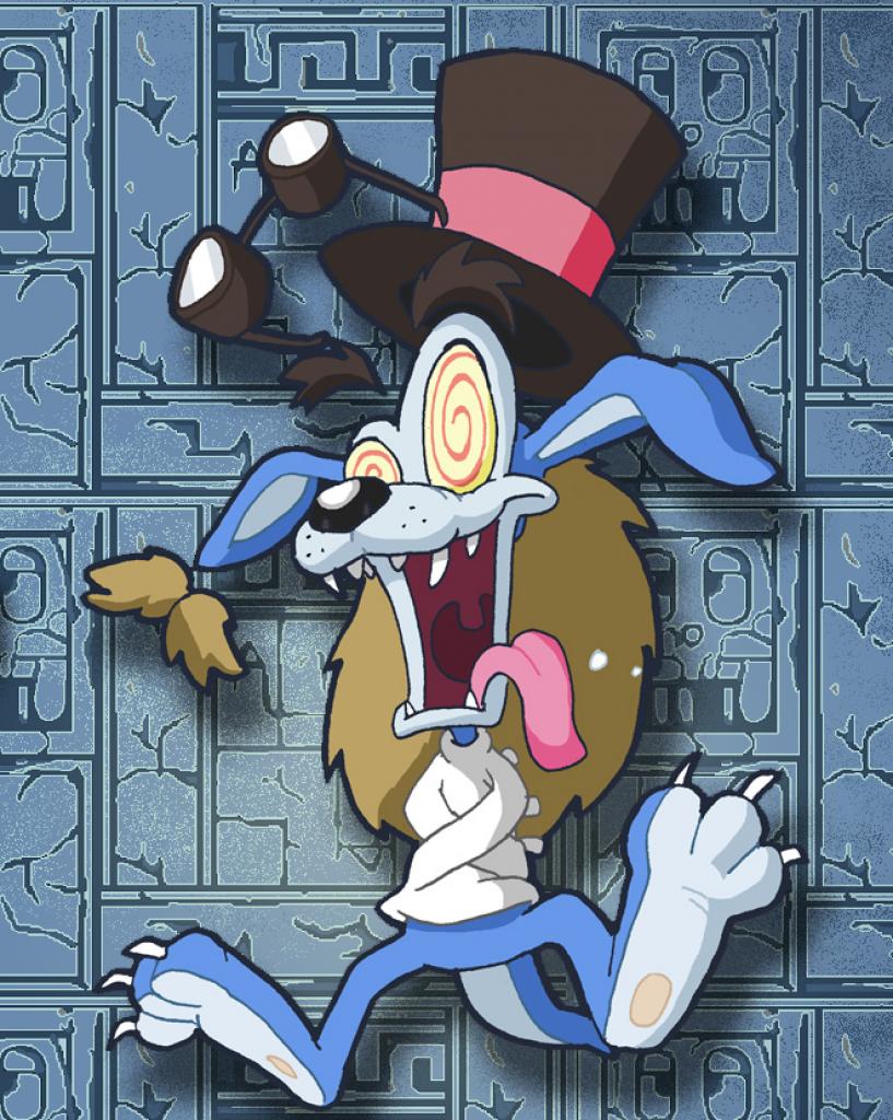 [02/12/2010] Ripper Roo aus Crash Bandicoot - Bösewichter zeichnen sich nicht selten durch ein verrücktes Äußeres aus. Ripper Roo ist puncto Schrägheit allerdings konkurrenzlos. Das Känguru steckt in einer Zwangsjacke (!) und lacht wie ein Irrer. 