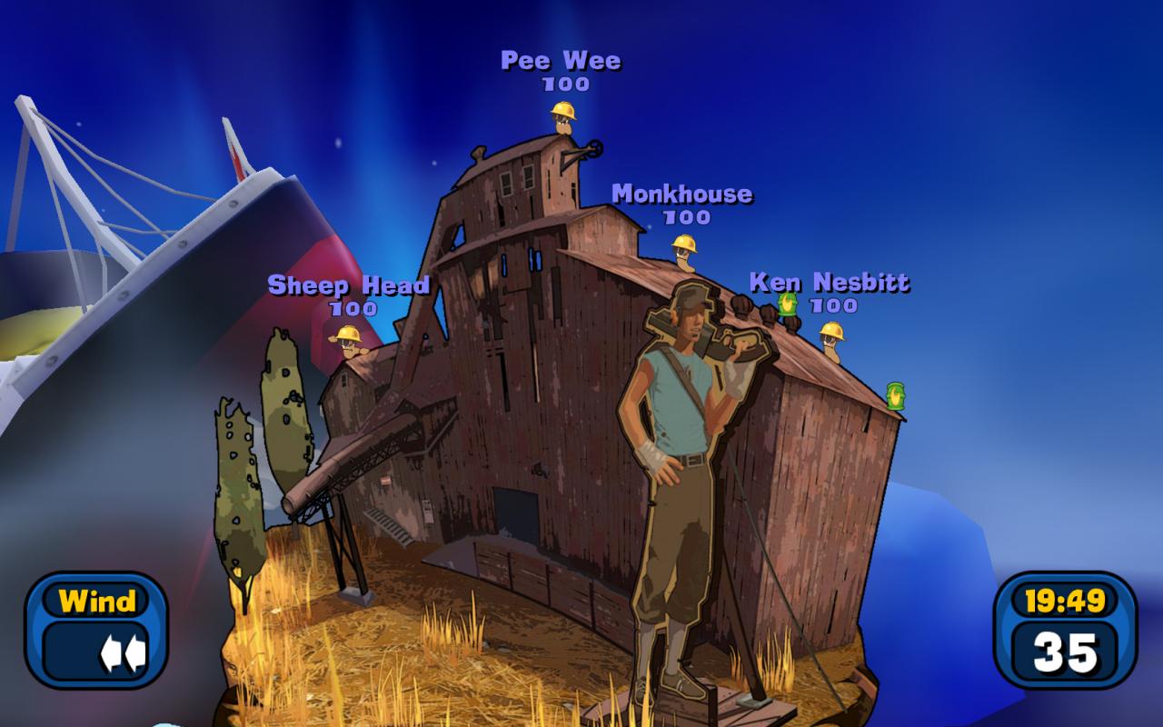 [17/12/2010] Worms (Team 17) - Wer hätte vor dem Kultspielreihe gedacht, dass Würmer einen solch ausgeprägten Killerinstinkt besitzen? Die wirbellosen Tierchen malträtieren sich in den Partien mit Bazooka, Uzi, Granaten und sogar Schafen. Klarer Fall von Tierquälerei!