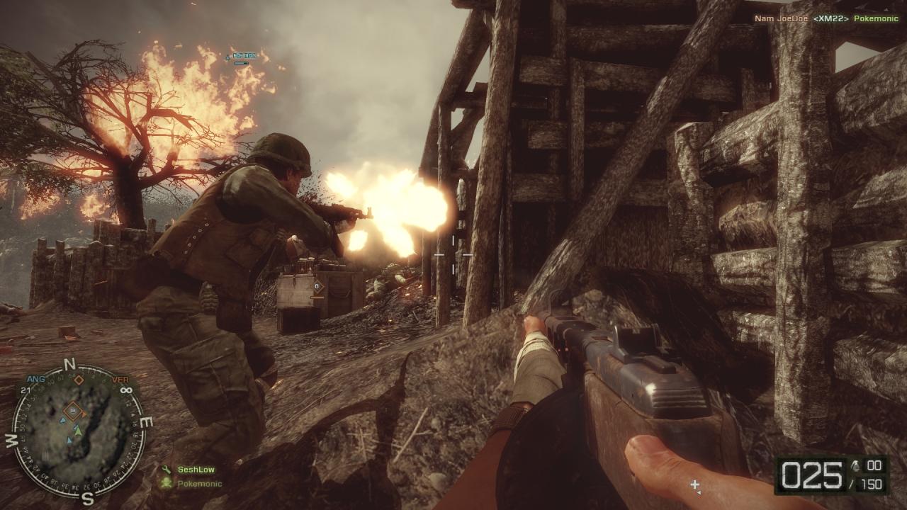 [16/12/2010] Hill 1Ba37 - Hier brennt die Luft: Ein Napalm-Angriff hat das Schlachtfeld in Flammen gehüllt. Vorsicht, heiß!