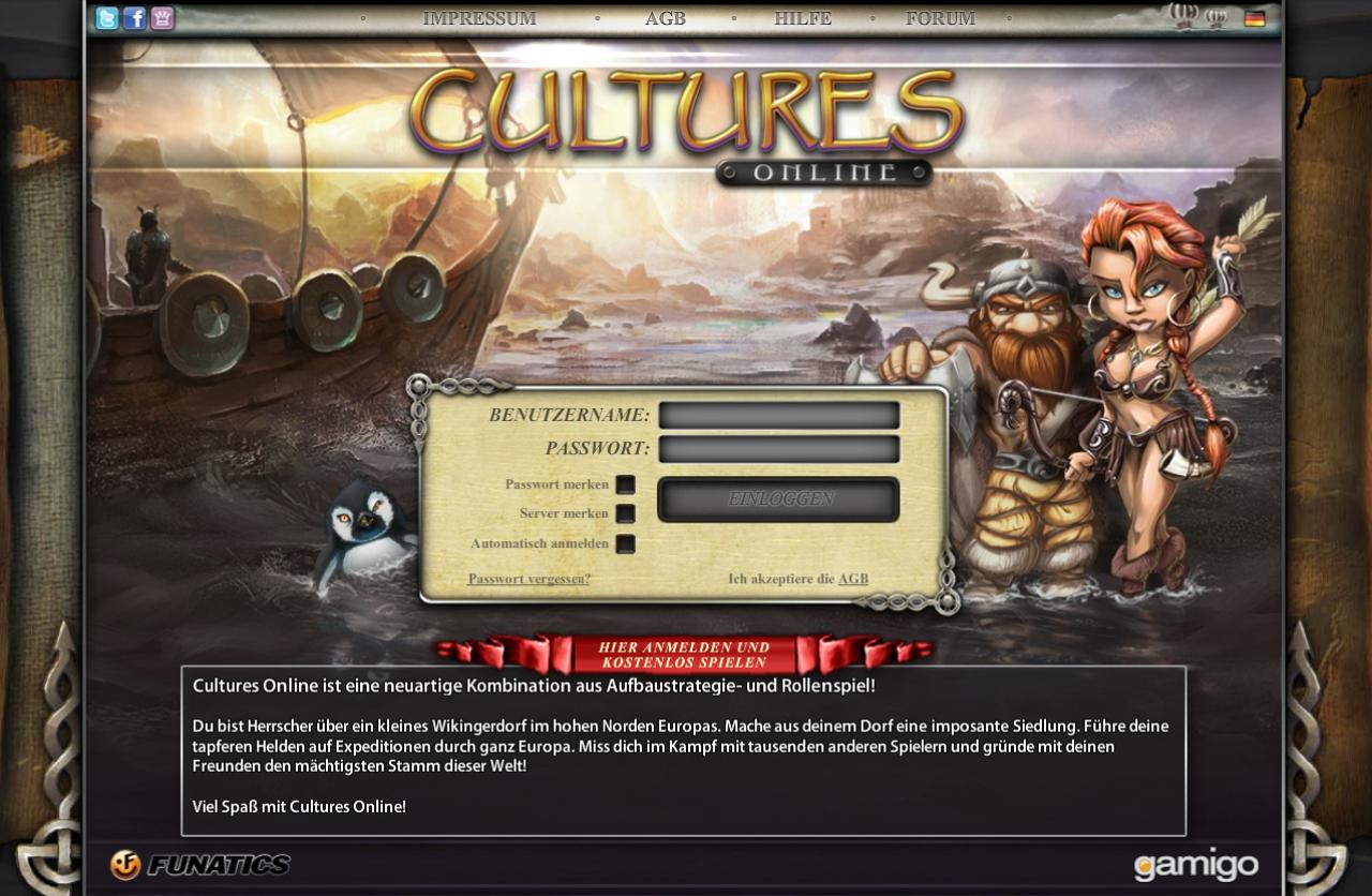 [14/12/2010] In Cultures Online werden Aufbau- und RPG-Elemente miteinander verbunden. Deshalb können die Spieler auch neben dem Aufbau der eigenen Wikinger-Kolonie meine eigene Gruppe Helden steuern.