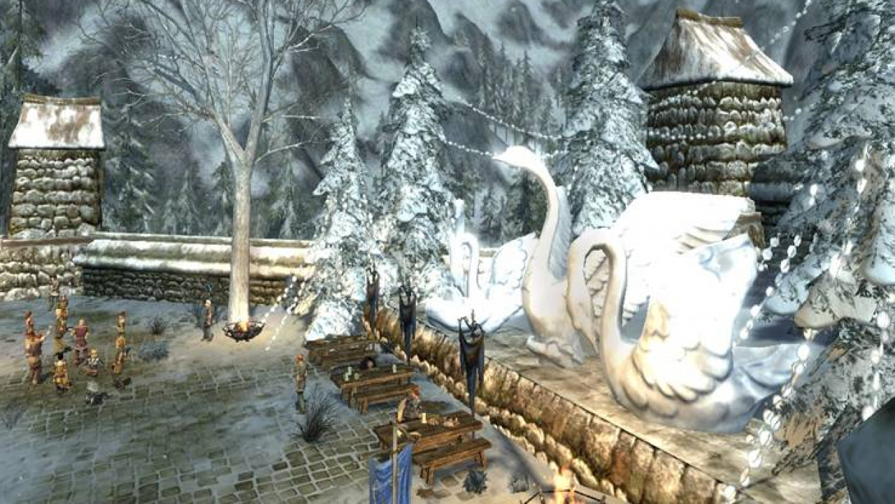 [13/12/2010] Das Julfest in Herr der Ringe Online läd zu vielen festlichen Aktivitäten ein: Schauspiel, Schneemannbau, Vertreiben von garstigen Winterkreaturen und mehr. Selbstverständlich gibt es auch zahlreich Belohnungen, wie beispielsweise Zierwerk oder Pferde, zu ergattern.