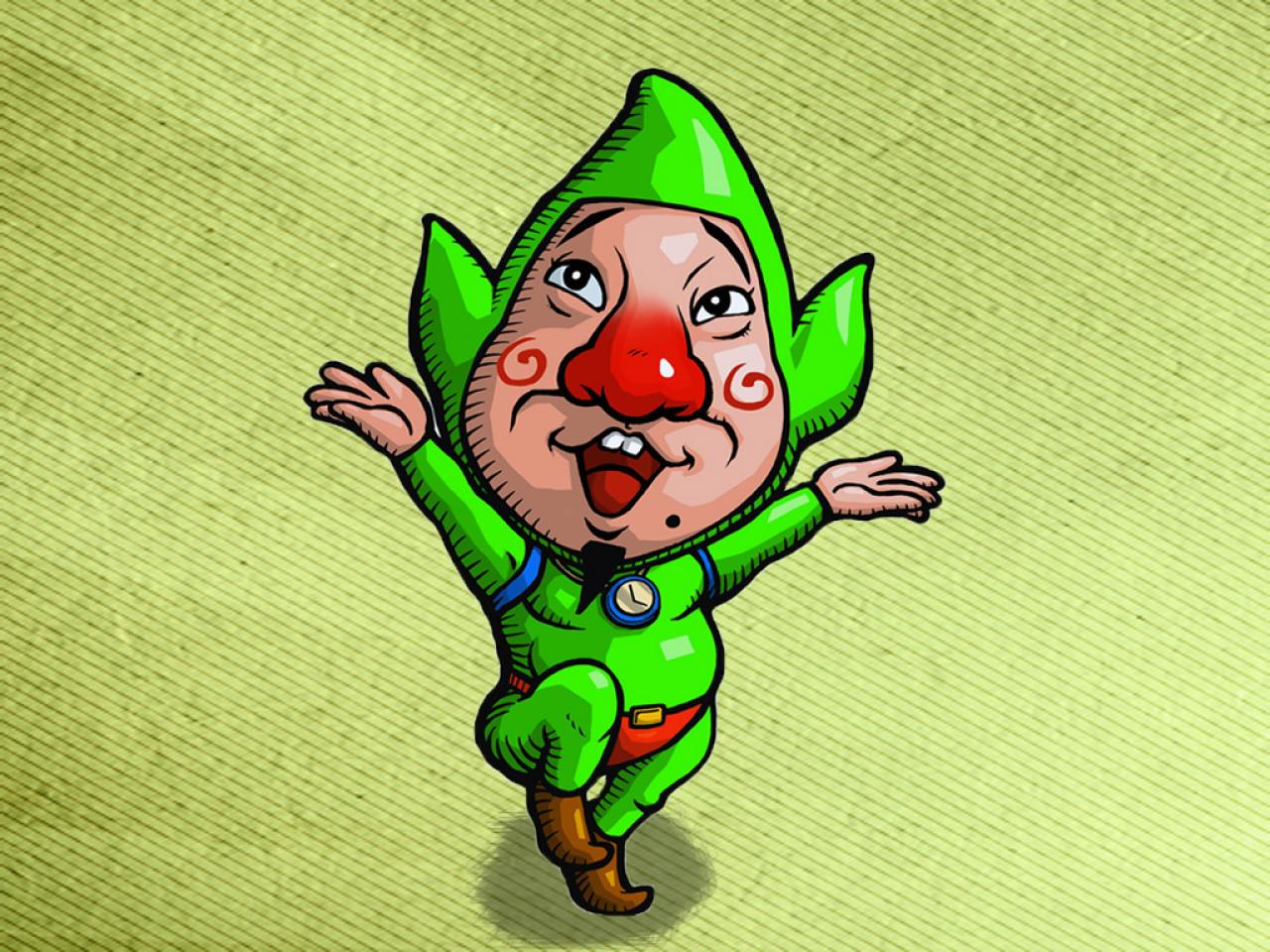 [02/12/2010] Tingle aus The Legend of Zelda - Diese gnomartige Rotznase verstößt gegen die Regeln des guten Geschmacks. Allein beim Anblick dieser seltsamen Kostümierung überkommt einen der Brechreiz. Ebenfalls zum Heulen: Seine albernen Tänze. 