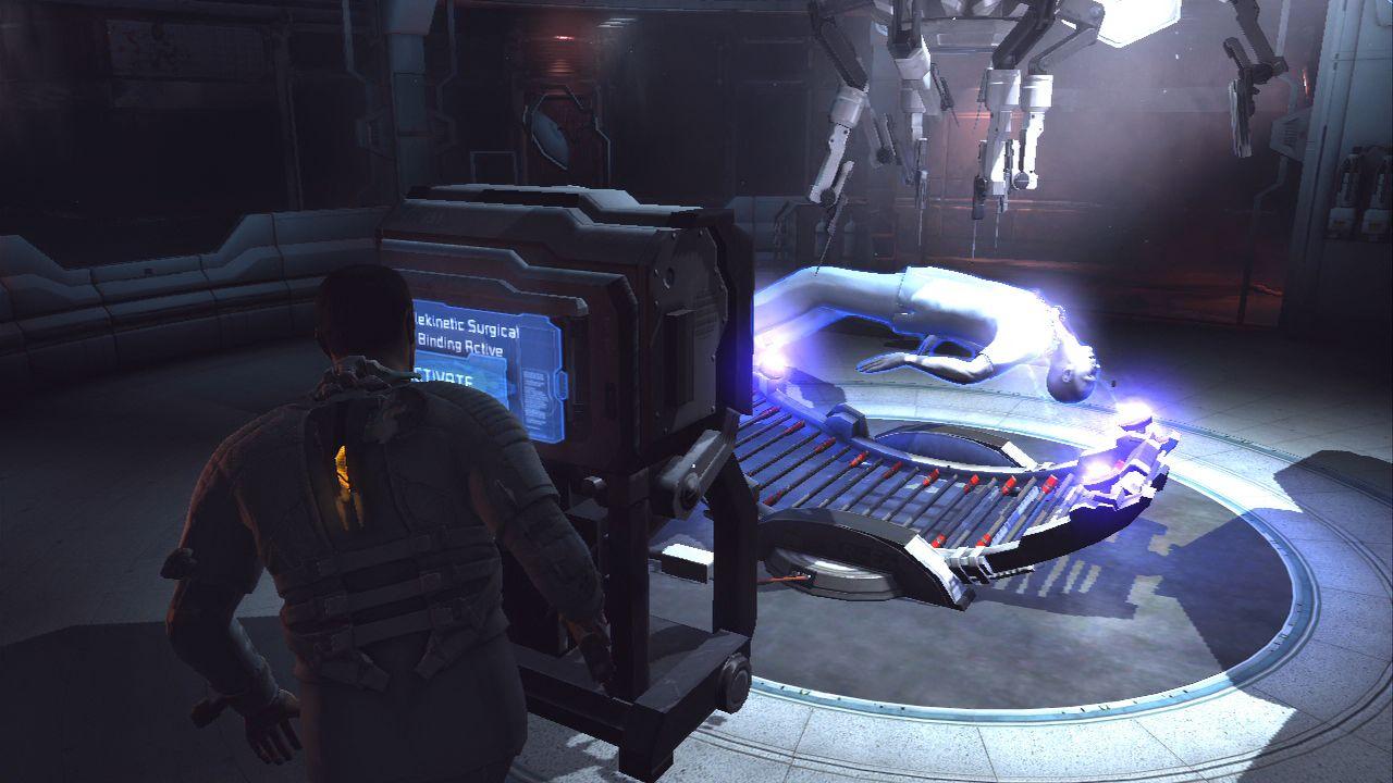 [14/01/2011] Komplettlösung zu Dead Space 2 mit Tipps, Tricks, Cheats: An dieser Maschine erhaltet ihr das Kinese-Modul. Welches ihr kurz darauf auch schon gegen einige gegner einsetzen dürft.
