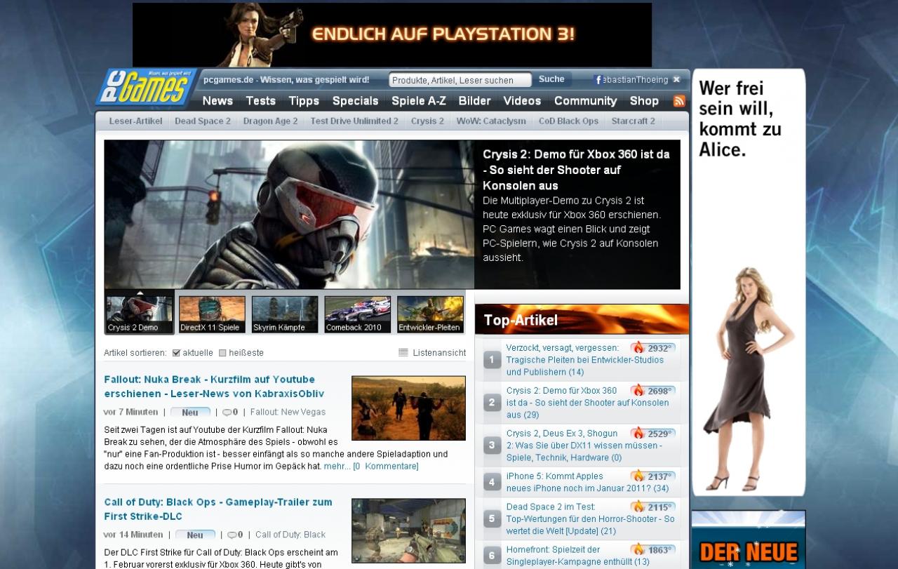 [26/01/2011] Ihr habt von Spiel X/Y nichts gelesen - Wir versuchen, euch ein ausführliches Bild der Spielelandschaft zu vermitteln. C-Ware oder absolute Außenseitertitel lassen wir bewusst außen vor. Entdeckt ihr also im Laden ein Spiel, von dem ihr bei uns noch nie gelesen habt, stehen die Chancen recht gut dafür, dass es Schrott ist.