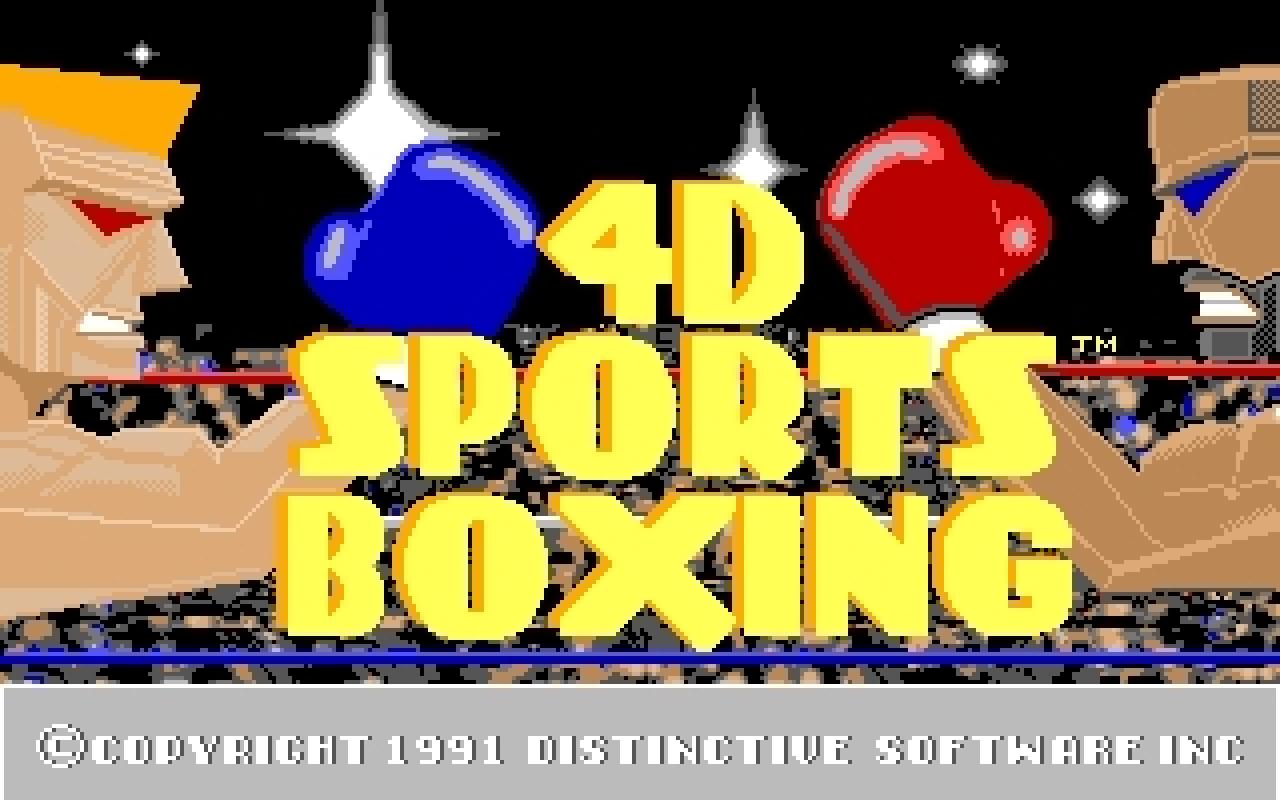 [16/02/2011] 4 D Boxing Amiga Startbildschirm 1991