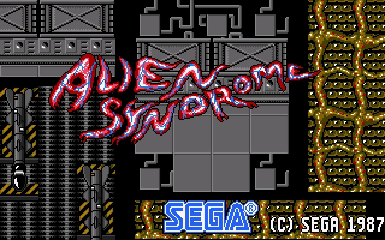 [16/02/2011] Alien Syndrome Amiga Startbildschirm 1988