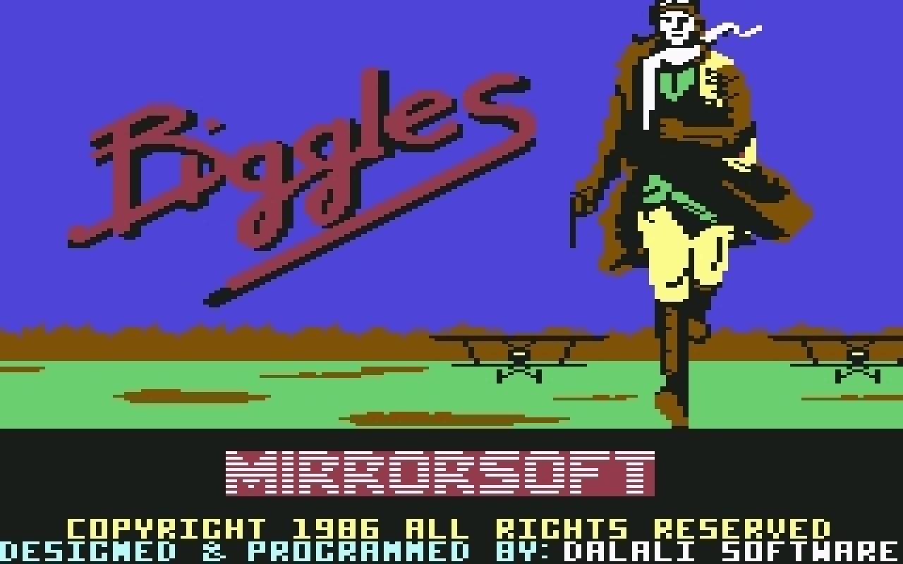 [10/02/2011] Biggles 1986 Startbildschirm