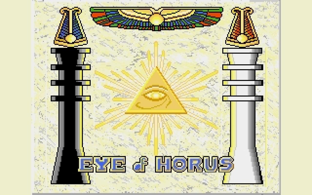 [16/02/2011] Eye of Horus Amiga Startbildschirm 1989