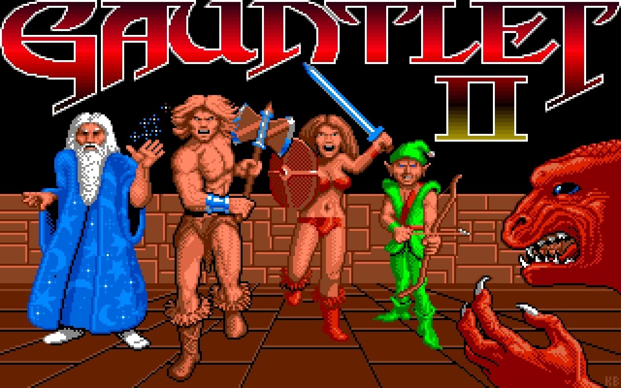 [16/02/2011] Gauntlet II Amiga Startbildschirm 1989