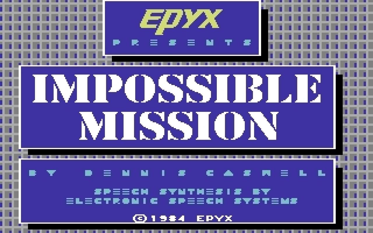 [10/02/2011] Impossible Mission 1984 Startbildschirm