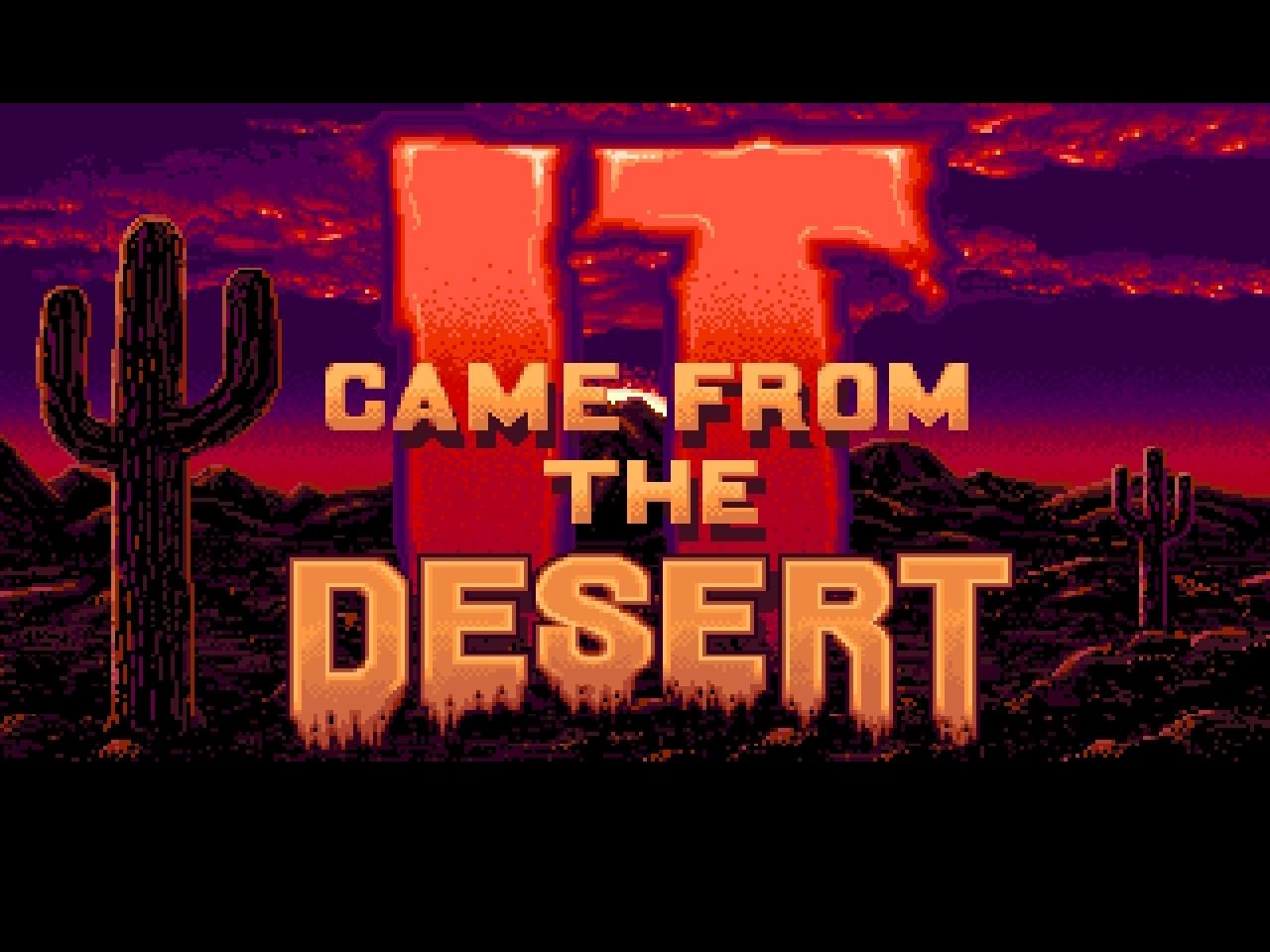 [16/02/2011] It Came from the Desert Amiga Startbildschirm 1989