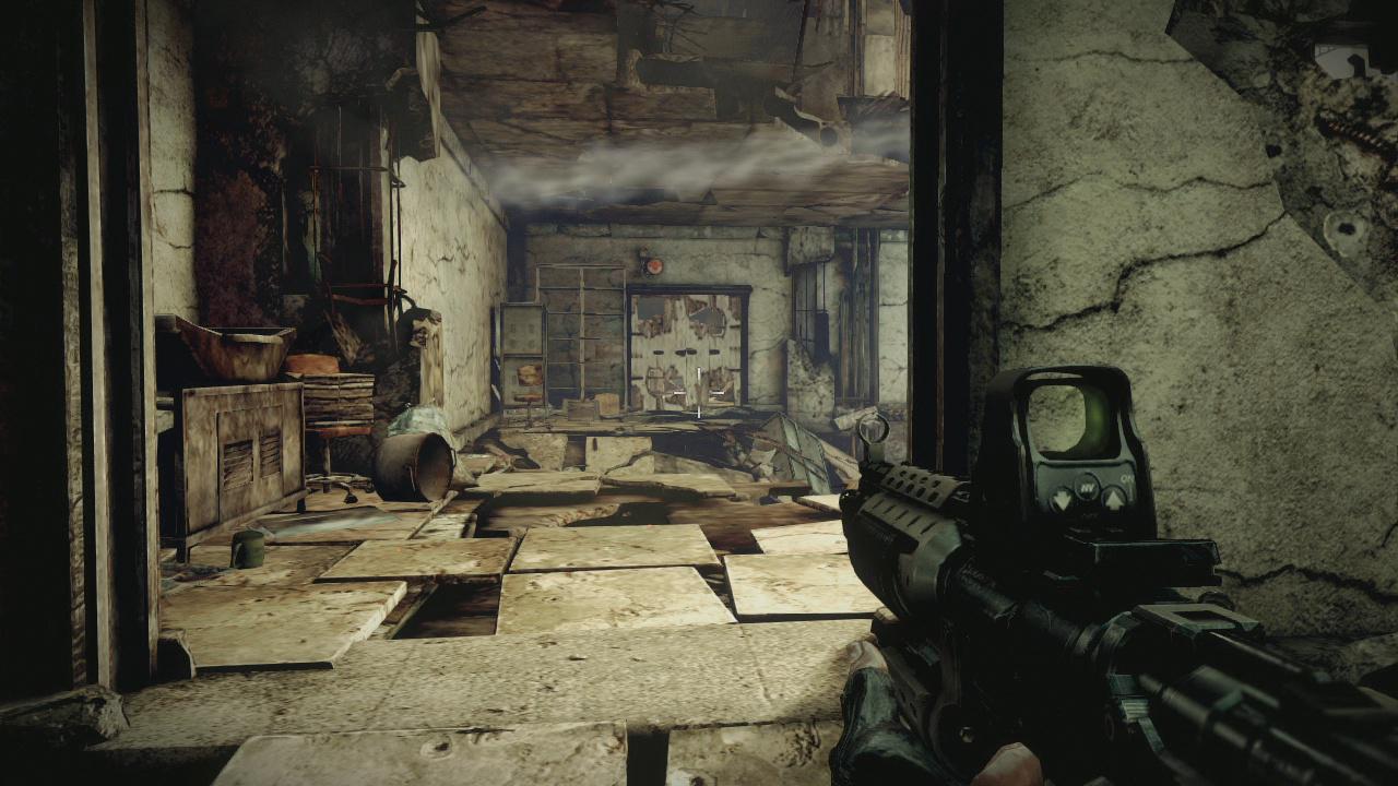 [03/02/2011] Besonders die detailierten Texturen sind in Killzone 3 verbessert worden. Gut erkennbar an der Wand. Im Bild: Killzone 3