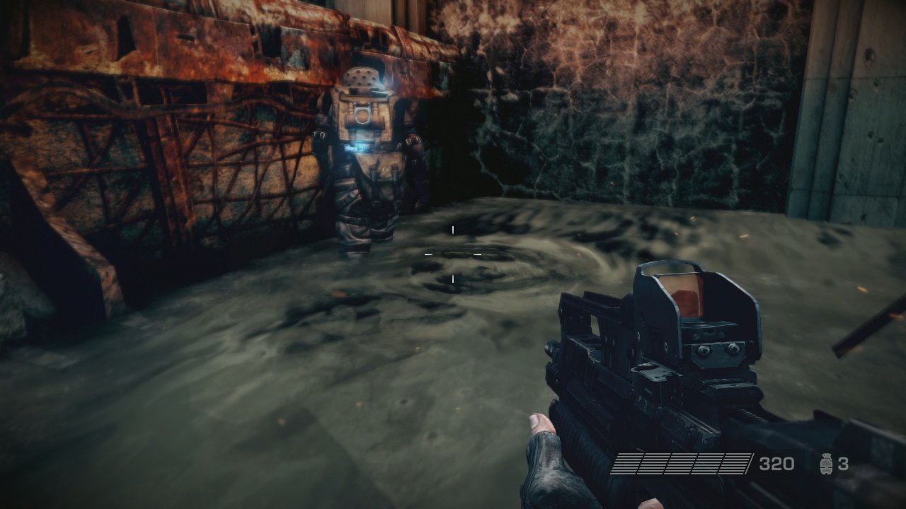 [03/02/2011] In Teil Drei hingegen wirken Umgebung und Wasser sehr realistisch. Im Bild: Killzone 3