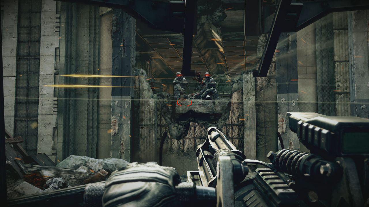 [21/02/2011] Nach einer Zwischensequenz dürft ihr wieder gegen einige Helghast kämpfen. Allerdings findet ihr dieses Mal ein festmontiertes MG. Damit könnt ihr die Helghast schnell beseitigen. Wenn alle tot sind, lauft ihr zum Museum. Das MG solltet ihr abmontieren und mitnehmen, damit lassen sich die Gegner im Museum schneller beseitigen.
