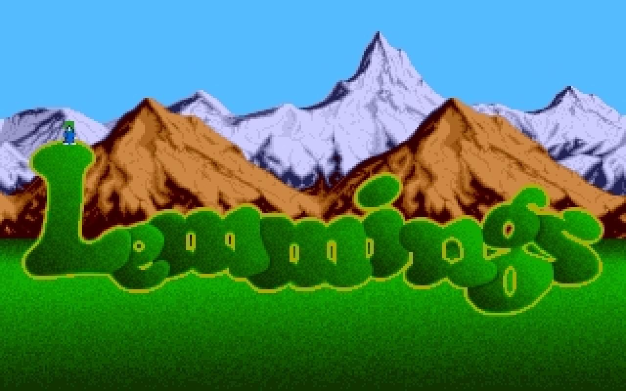 [16/02/2011] Lemmings Amiga Startbildschirm 1991