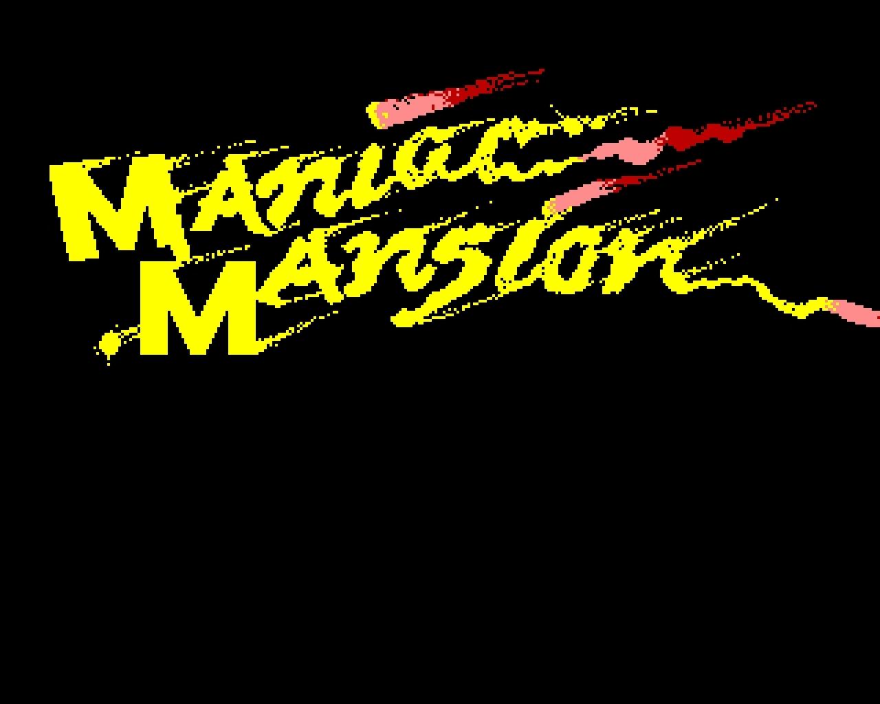 [16/02/2011] Maniac Mansion Amiga Startbildschirm 1989